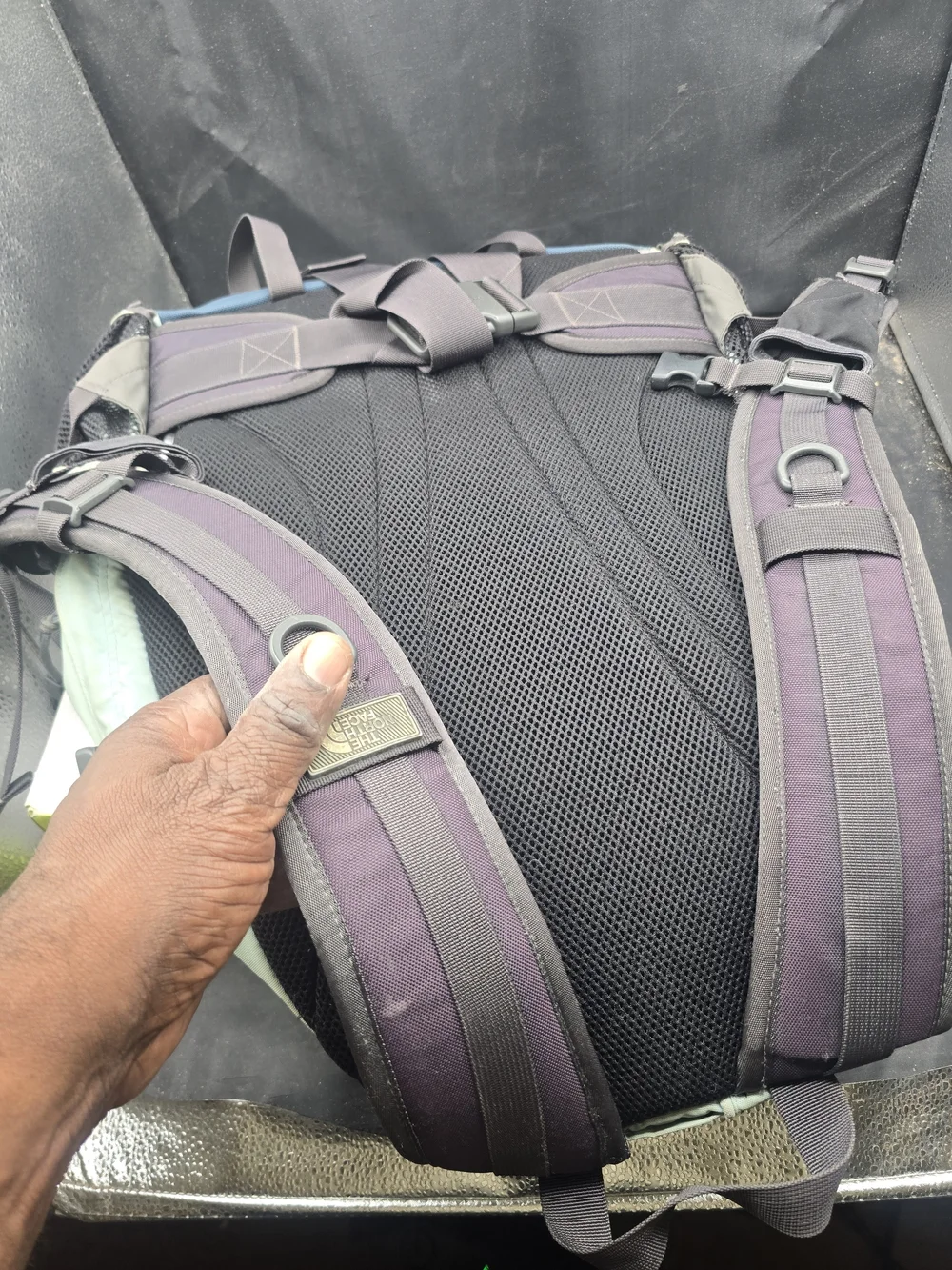 The North Face Men's Blue/Gray Backpack - Versatile Daypack